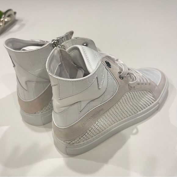 ZADIG & VOLTAIRE High Flash Keith Sneakers New - Picture 7 of 13